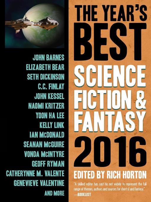 Cover image for The Year's Best Science Fiction & Fantasy, 2016 Edition